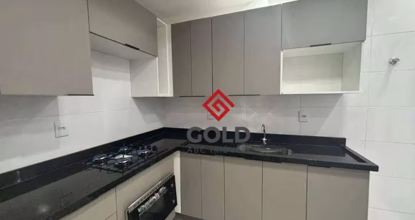 Apartamento com 2 dormitórios para alugar, 50 m² por r$ 2.820,00/mês - parque das nações - santo andré/sp