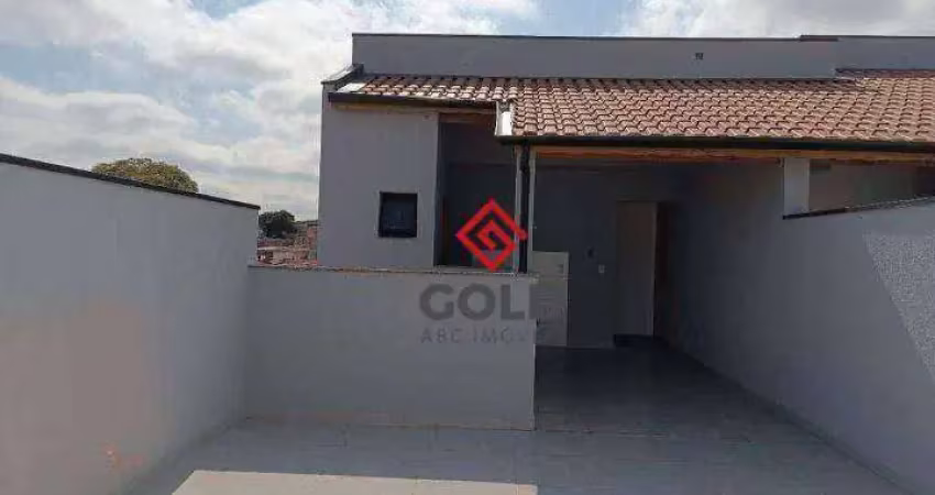 Cobertura com 2 dormitórios à venda, 99 m² por r$ 480.000,00 - parque novo oratório - santo andré/sp