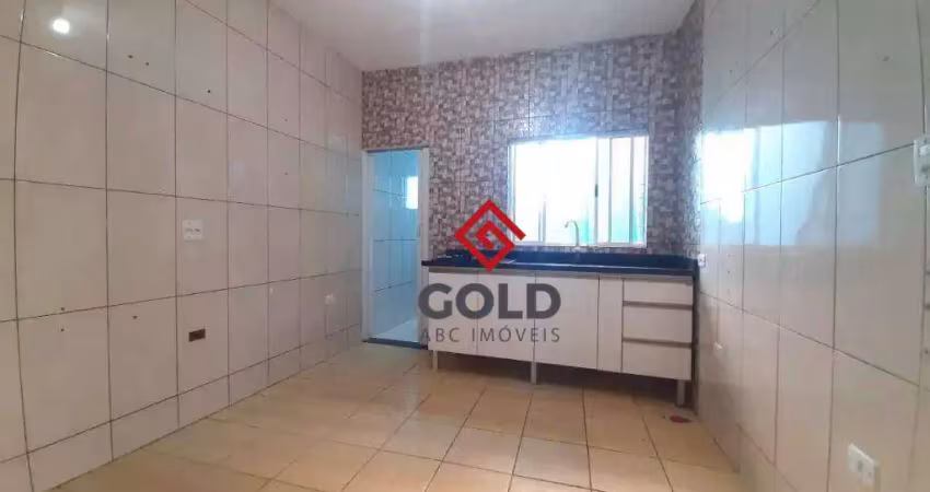 Casa com 2 dormitórios para alugar, 70 m² por r$ 2.170,00/mês - jardim santo alberto - santo andré/sp