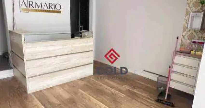 Salão para alugar, 92 m² por r$ 2.900,00/mês - jardim - santo andré/sp