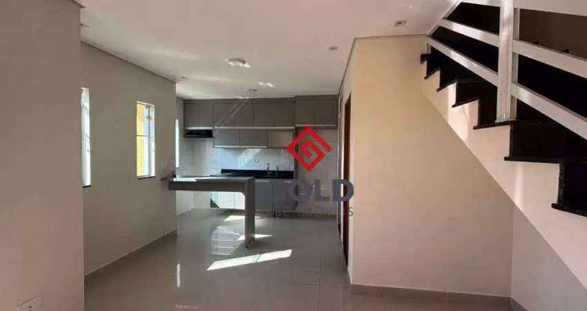 Sobrado com 2 dormitórios para alugar, 70 m² por r$ 3.655,66/mês - parque oratório - santo andré/sp