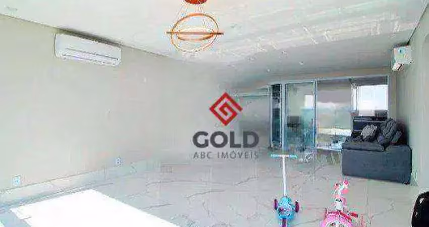 Apartamento com 3 dormitórios para alugar, 180 m² por r$ 20.440,00/mês - campestre - santo andré/sp