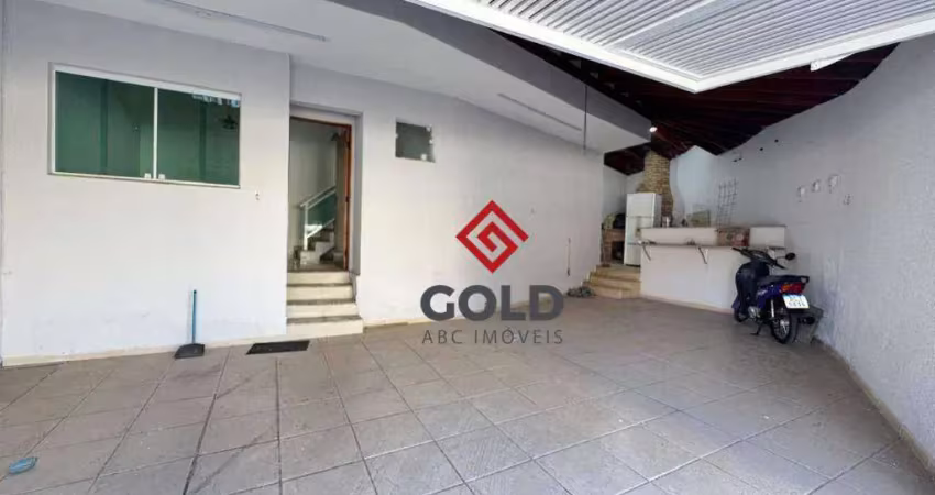 Sobrado com 2 dormitórios para alugar, 255 m² por r$ 2.780,00/mês - jardim rina - santo andré/sp