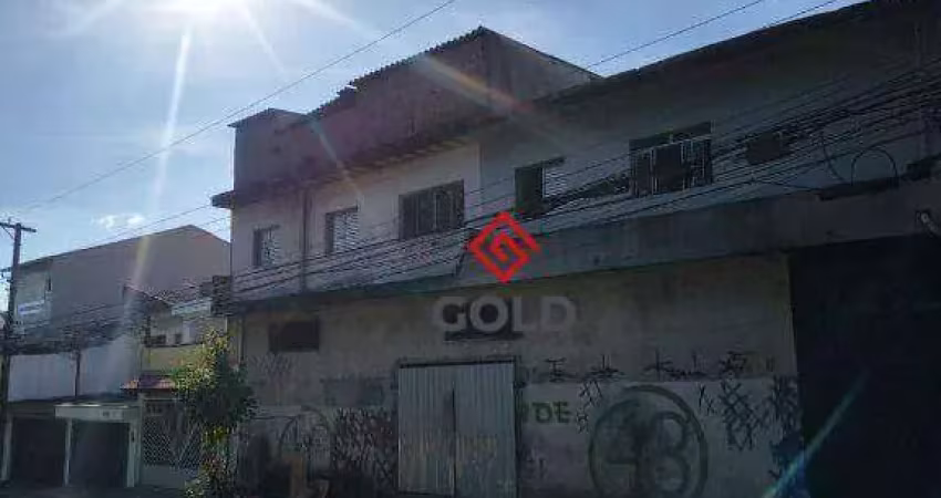 Salão à venda com dois apartamentos por r$ 745.000 - jardim las vegas - santo andré/sp