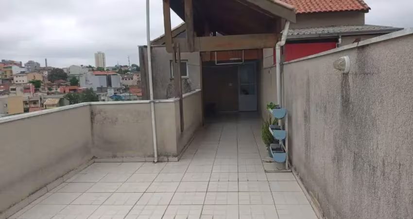 Cobertura com 2 dormitórios para alugar, 88 m² por r$ 2.057,35/mês - parque oratório - santo andré/sp