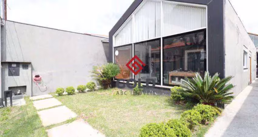 Galpão, 289 m² - venda por r$ 1.300.000,00 ou aluguel por r$ 10.227,00/mês - vila metalúrgica - santo andré/sp