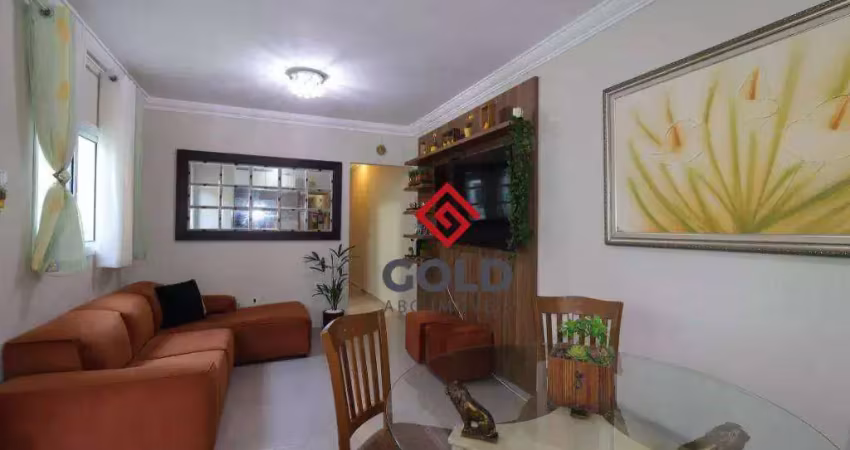 Apartamento com 3 dormitórios, 81 m² - venda por r$ 490.000,00 ou aluguel por r$ 3.450,00/mês - paraíso - santo andré/sp