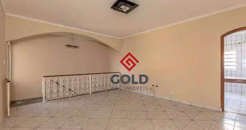 Casa sobreloja com 3 dormitórios para alugar, 150 m² por r$ 2.187/mês - vila aquilino - santo andré/sp