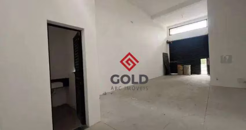 Galpão para alugar, 62 m² por r$ 4.264,00/mês - vila homero thon - santo andré/sp