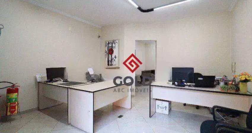 Sala para alugar, 70 m² por r$ 4.100,00/mês - jardim bela vista - santo andré/sp