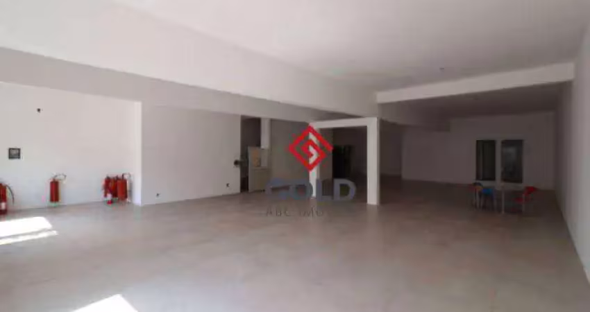 Salão para alugar, 200 m² por r$ 3.100,00/mês - parque das nações - santo andré/sp