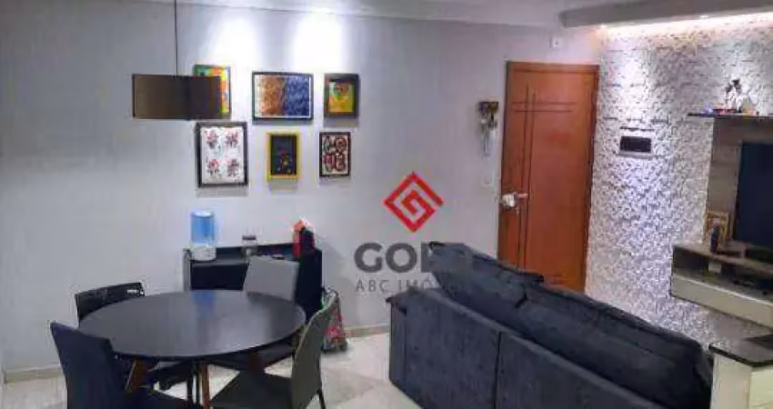 Cobertura com 2 dormitórios à venda, 90 m² por r$ 480.000,00 - vila eldízia - santo andré/sp
