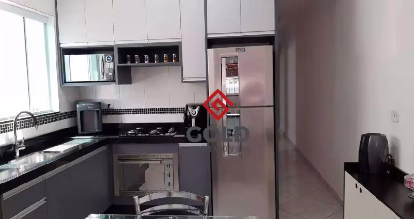 Casa com 3 dormitórios à venda, 128 m² por r$ 580.000,00 - parque novo oratório - santo andré/sp