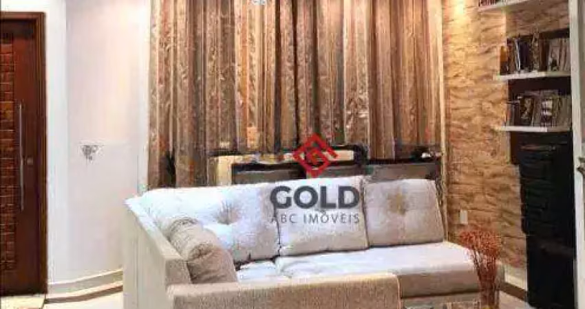 Sobrado com 3 dormitórios à venda, 218 m² por r$ 1.200.000,00 - jardim das maravilhas - santo andré/sp