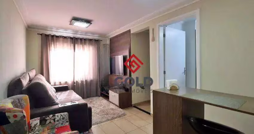 Apartamento com 2 dormitórios à venda, 50 m² por r$ 287.000,00 - parque erasmo assunção - santo andré/sp