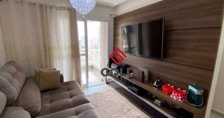 Apartamento com 2 dormitórios à venda, 63 m² por r$ 580.000,00 - jardim - santo andré/sp