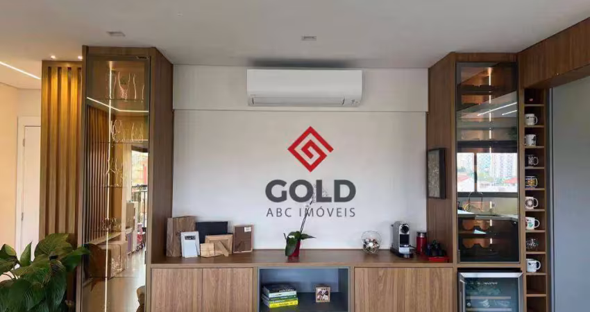 Apartamento com 3 dormitórios à venda, 128 m² por r$ 1.950.000,00 - vila gilda - santo andré/sp