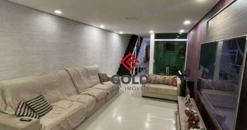 Sobrado com 3 dormitórios à venda, 250 m² por r$ 950.000,00 - vila assunção - santo andré/sp