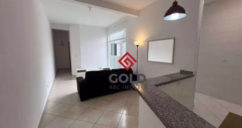 Apartamento com 3 dormitórios para alugar, 110 m² por r$ 3.400,00/mês - vila assunção - santo andré/sp