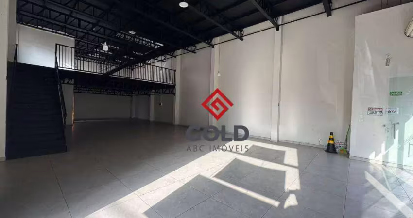 Galpão para alugar, 431 m² por r$ 14.530/mês - vila valparaíso - santo andré/sp