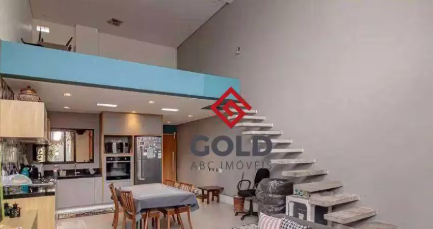 Sobrado com 1 dormitório à venda, 143 m² por r$ 920.000,00 - vila metalúrgica - santo andré/sp