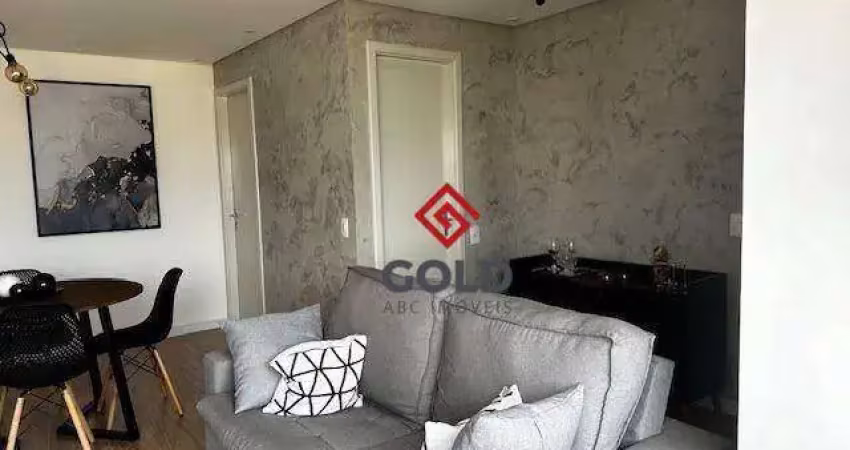 Apartamento com 1 dormitório, 58 m² - venda por r$ 570.000 ou aluguel por r$ 4.600/mês - vila santa teresa - santo andré/sp