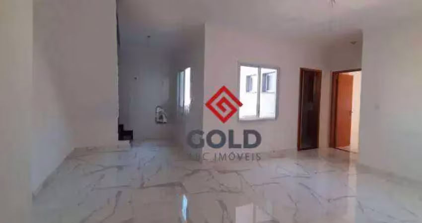 Cobertura com 2 dormitórios à venda, 107 m² por r$ 585.000,00 - vila scarpelli - santo andré/sp