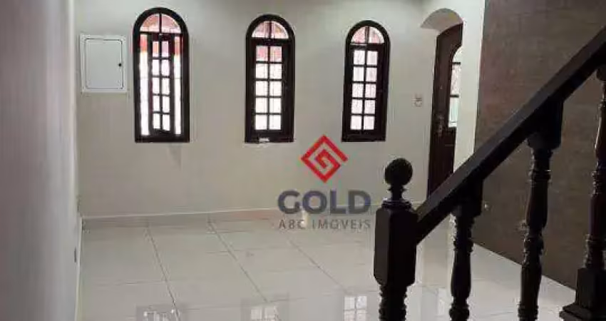 Sobrado com 3 dormitórios à venda, 160 m² por r$ 770.000,00 - parque erasmo assunção - santo andré/sp