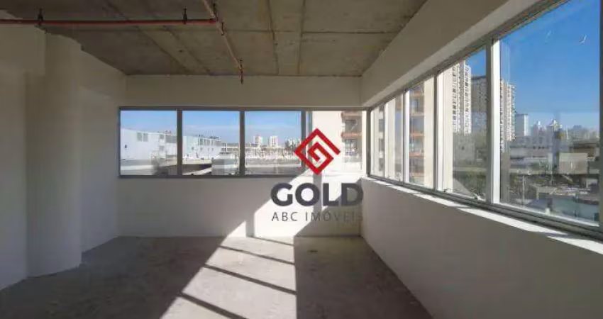 Sala, 40 m² - venda por r$ 385.000,00 ou aluguel por r$ 2.450,00/mês - centro - santo andré/sp