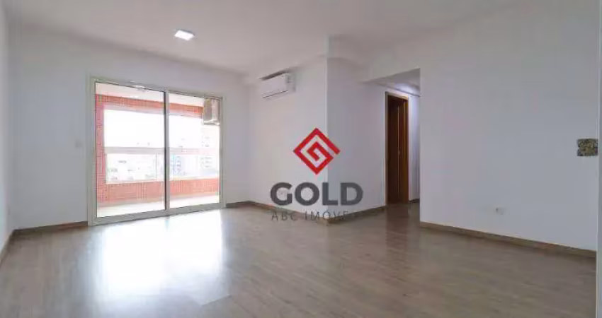 Apartamento com 3 dormitórios para alugar, 105 m² por r$ 5.695,00/mês - centro - santo andré/sp