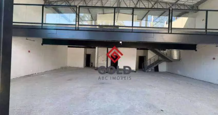 Salão para alugar, 336 m² por r$ 23.100,00/mês - vila santa teresa - santo andré/sp
