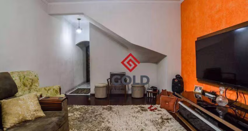 Sobrado com 4 dormitórios para alugar, 195 m² por r$ 5.154,00/mês - vila camilópolis - santo andré/sp
