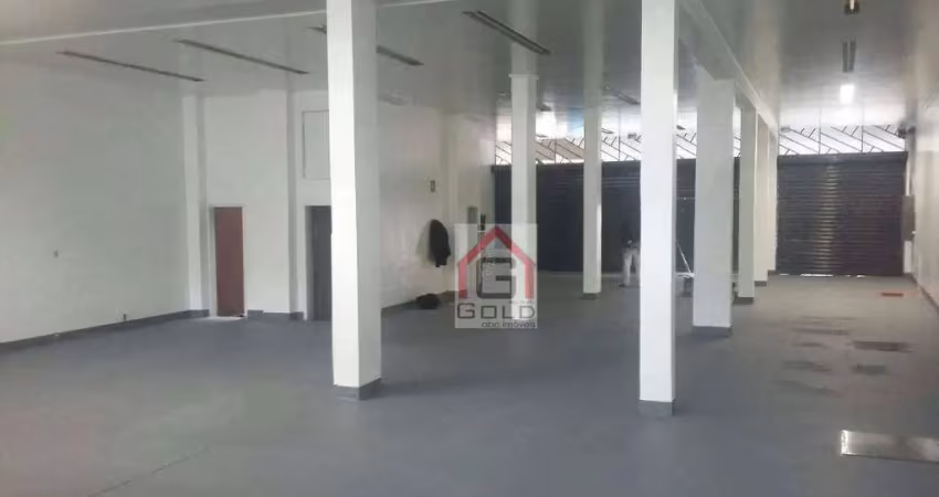 Salão para alugar, 300 m² por r$ 8.500,00/mês - utinga - santo andré/sp