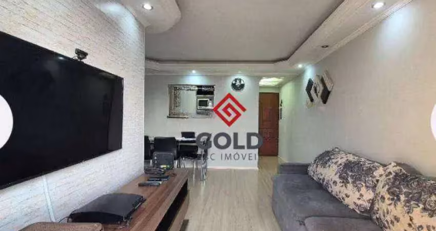 Apartamento com 3 dormitórios à venda, 67 m² por r$ 345.000,00 - utinga - santo andré/sp