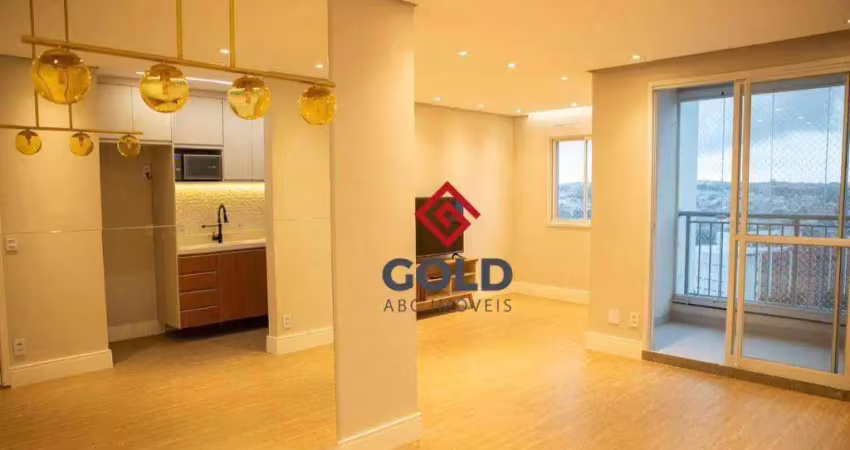 Apartamento com 2 dormitórios à venda, 69 m² por r$ 700.000,00 - rudge ramos - são bernardo do campo/sp
