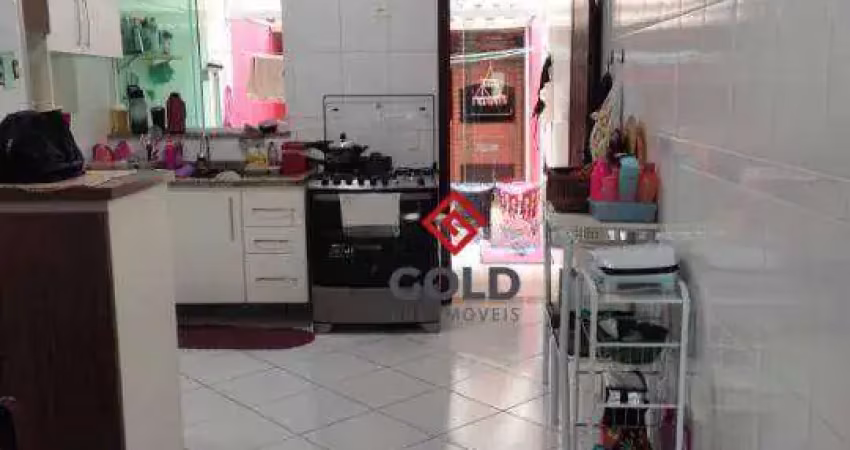 Sobrado com 3 dormitórios à venda, 133 m² por r$ 650.000,00 - jardim santo antônio - santo andré/sp