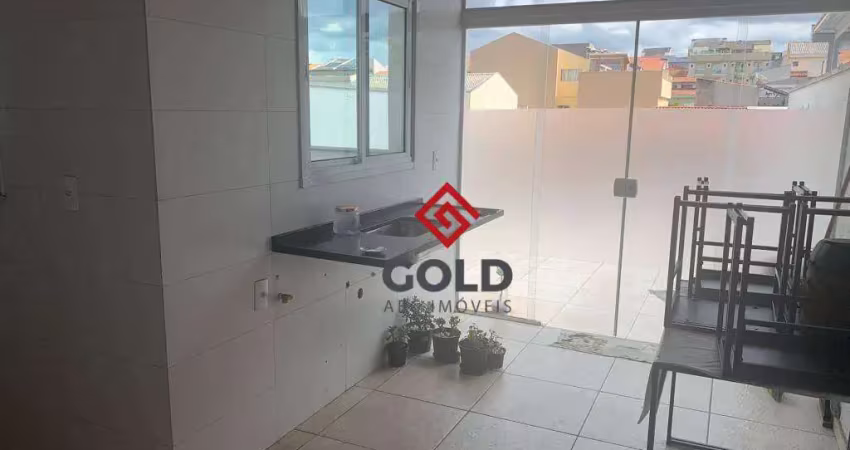 Cobertura com 2 dormitórios à venda, 82 m² por r$ 420.000,00 - parque das nações - santo andré/sp