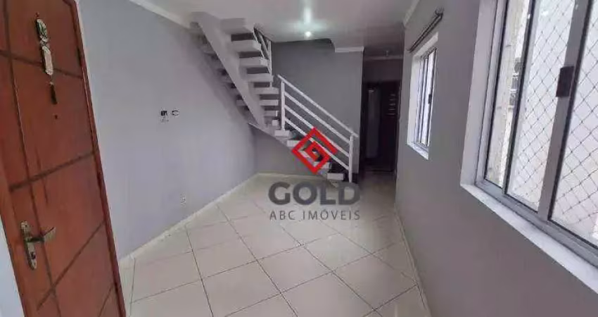 Cobertura com 2 dormitórios à venda, 100 m² por r$ 370.000,00 - jardim ipanema - santo andré/sp