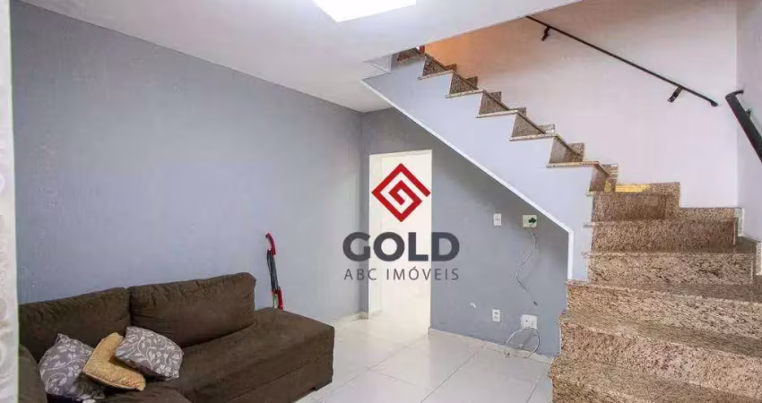 Sobrado com 2 dormitórios, 121 m² - venda por r$ 690.000,00 ou aluguel por r$ 3.592,00/mês - casa branca - santo andré/sp