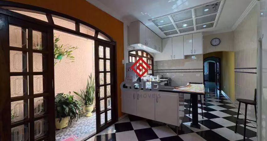 Casa, 255 m² - venda por r$ 790.000,00 ou aluguel por r$ 4.160,00/mês - parque oratório - santo andré/sp