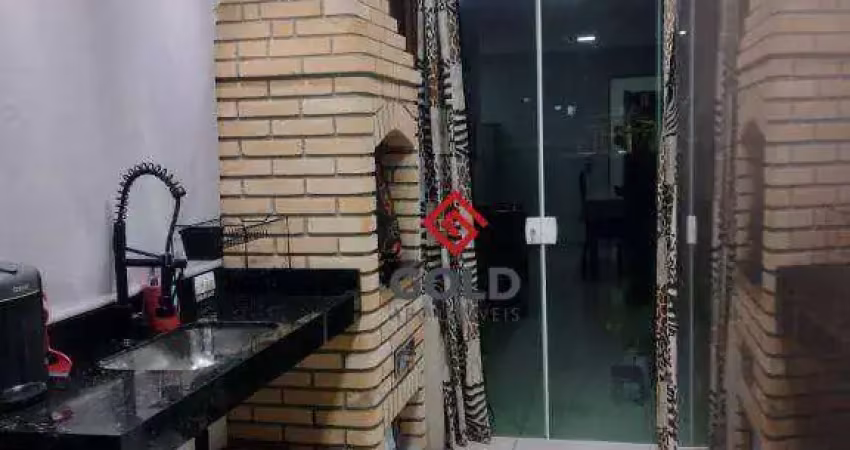 Cobertura com 2 dormitórios à venda, 110 m² por r$ 530.000,00 - parque das nações - santo andré/sp