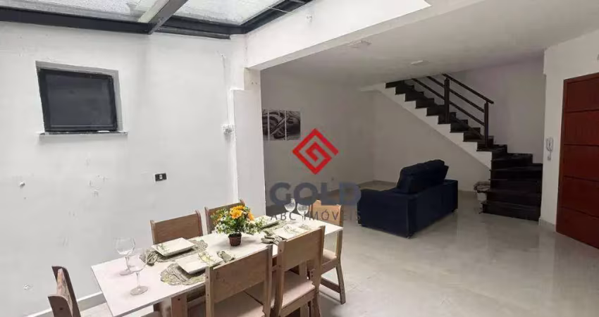 Apartamento triplex com 2 dormitórios à venda, 106 m² por r$ 460.000,00 - santa teresinha - santo andré/sp