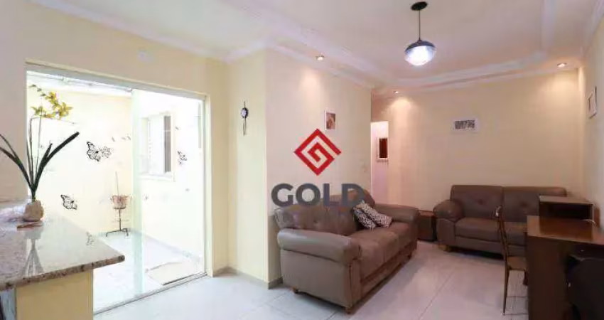 Apartamento com 3 dormitórios para alugar, 90 m² por r$ 3.213,00/mês - vila metalúrgica - santo andré/sp