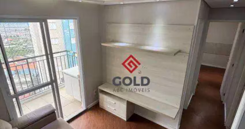 Apartamento com 2 dormitórios para alugar, 48 m² por r$ 3.088,00/mês - vila valparaíso - santo andré/sp