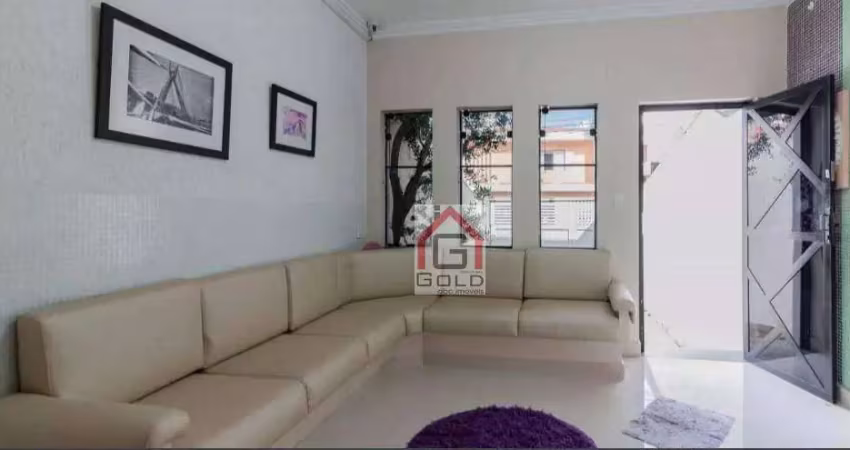 Casa com 3 dormitórios para alugar, 135 m² por r$ 3.727,00/mês - vila bastos - santo andré/sp