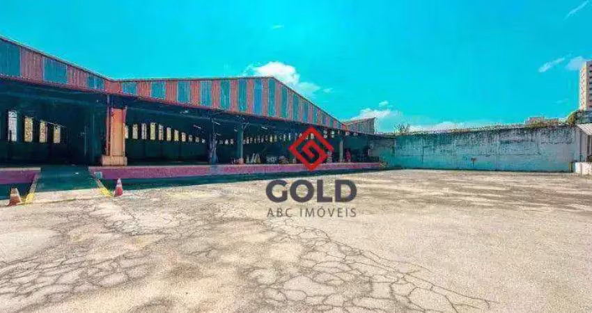 Galpão para alugar, 9200 m² por r$ 256.000,00/mês - jardim ana maria - santo andré/sp