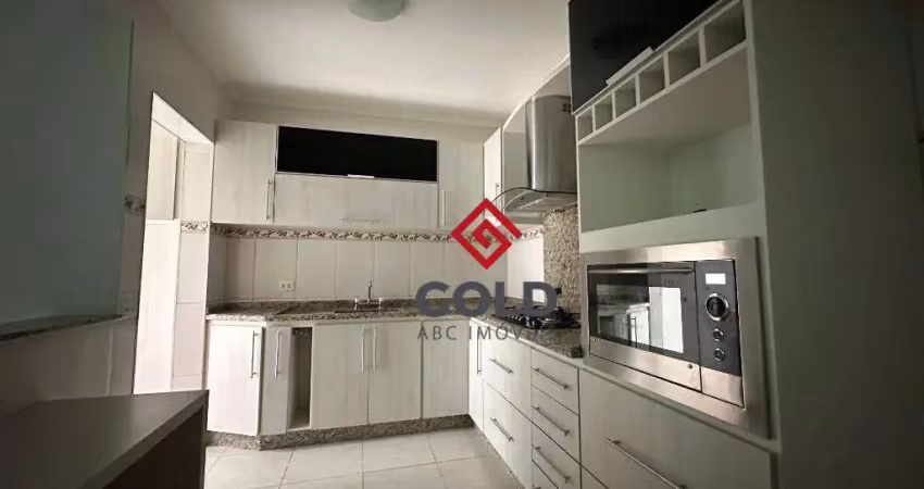 Apartamento com 2 dormitórios para alugar, 92 m² por r$ 2.590,00/mês - paraíso - santo andré/sp