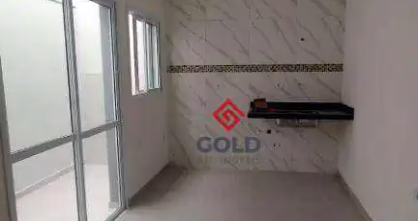 Kitnet com 1 dormitório para alugar, 22 m² por r$ 1.370,00/mês - parque novo oratório - santo andré/sp