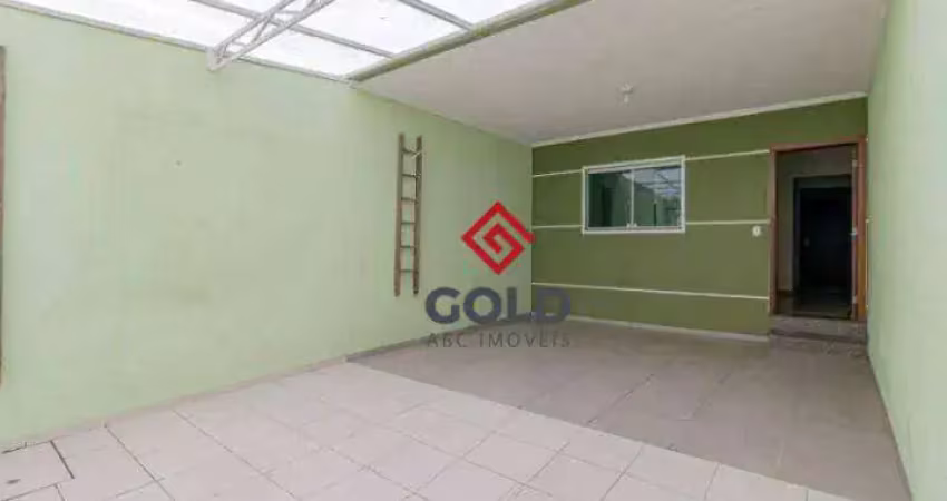 Sobrado com 3 dormitórios para alugar, 108 m² por r$ 2.946,00/mês - jardim santo antônio - santo andré/sp