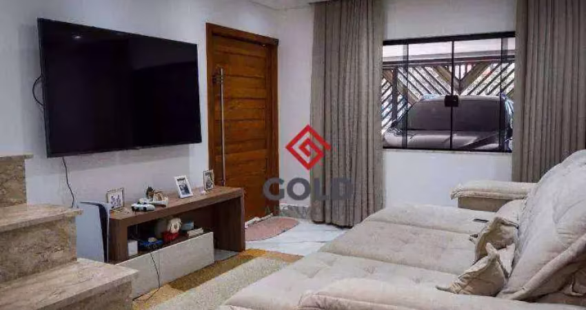 Sobrado com 3 dormitórios à venda, 165 m² por r$ 720.000,00 - parque capuava - santo andré/sp